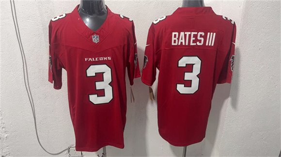 Men's Atlanta Falcons 3 Jessie Bates III Red 2026 New F U S E Vapor Untouchable Limited Football Stitched Jersey
