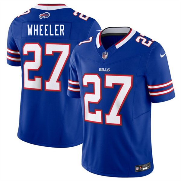 Men's Buffalo Bills 27 Ian Wheeler Blue 2026 F U S E Vapor Untouchable Limited Football Stitched Jersey