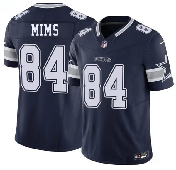 Men's Dallas Cowboys 84 Denzel Mims Navy 2026 F U S E Vapor Untouchable Limited Stitched Football Jersey