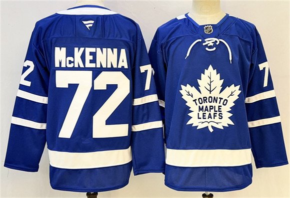 Men's Toronto Maple Leafs 72 Gavin McKenna Blue 2024 25 Stitched Hockey Jersey Men's Toronto Maple Leafs 72 Gavin McKenna Blue 2024 25 Stitched Hockey Jersey