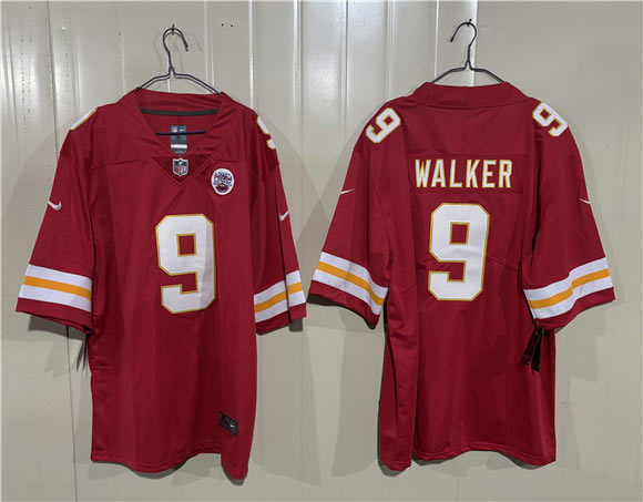 Men’s Kansas City Chiefs 9 Kenneth Walker III Red 2026 Vapor Untouchable Limited Football Stitched Jersey